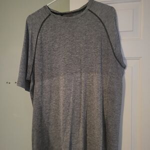 Second Skin Mens Dri Fit Shirt Grey Xl